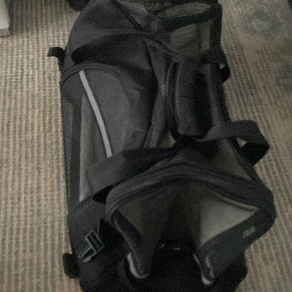 Large Pet Dog Cat Carrier Airline Small Black Bag Travel Soft Mesh Window animal